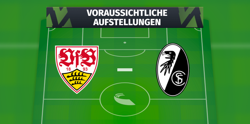 VfB Stuttgart – SC Freiburg: Die voraussichtlichen Aufstellungen
